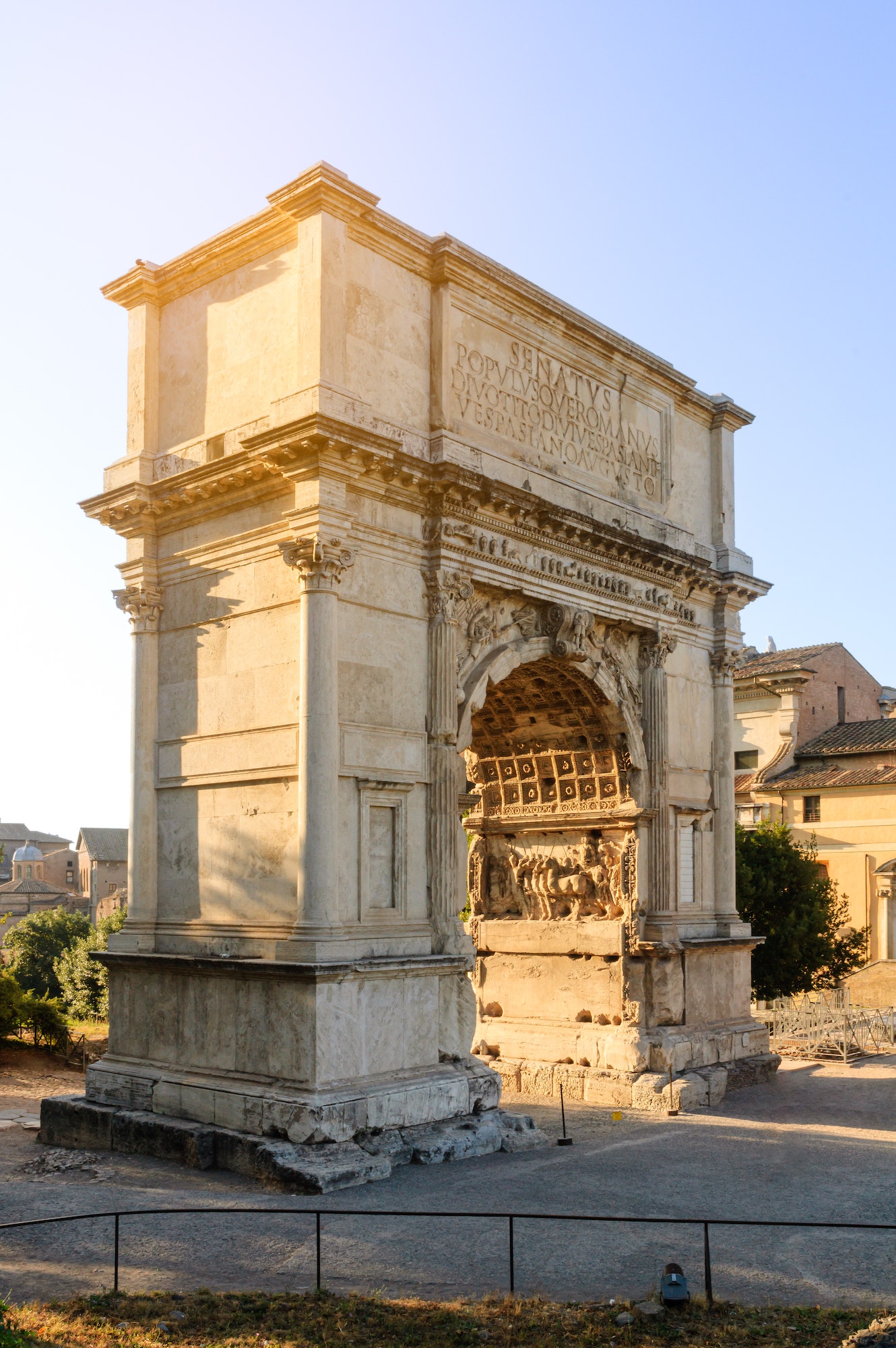 Arch of Titus in the Republican Forum in Rome